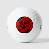 Rote Rose Golfball (Vorderseite)