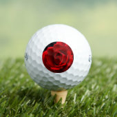 Rote Rose Golfball (Insitu T-Shirt)