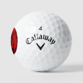 Rote Rose Golfball (Logo)