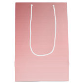 Rote Rose Gothic Wedding Personal Mittlere Geschenktüte (Rückseite)