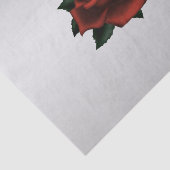 Rote Rose Gothic Wedding Tissue Paper Seidenpapier (Ausschnitt)