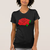 Rote Rose Graphic T-Shirt (Vorderseite)