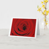 Rote Rose Grußkarte Karte (Gelbe Blume)