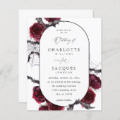 Rote Rose Halloween (Vorne/Hinten)