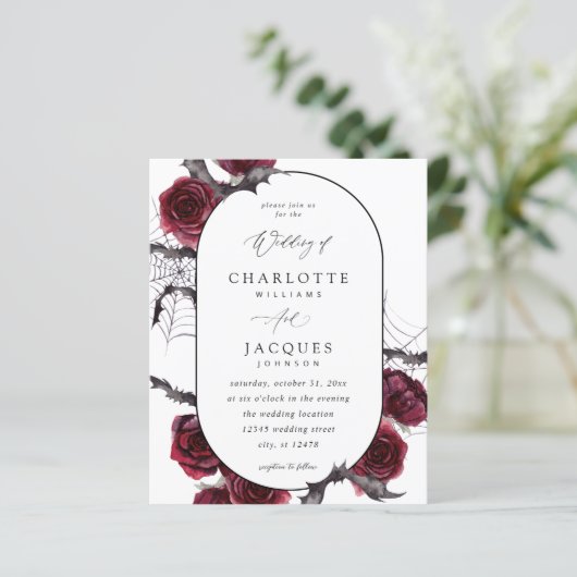 Rote Rose Halloween (Stehend Vorderseite)