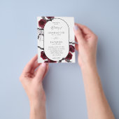 Rote Rose Halloween Flyer (Gruppe)