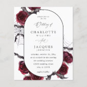 Rote Rose Halloween Flyer (Vorne)