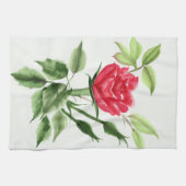 Rote Rose Handtuch (Horizontal)