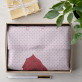 rote Rose Happy Valentine's Day Geschenkpapier Seidenpapier (Geschenk)