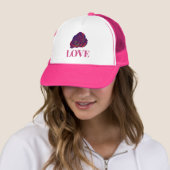 Rote Rose Hat Truckerkappe (Beispiel)