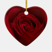 Rote Rose herrlich Keramikornament (Vorne)