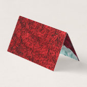 Rote Rose Herz, Foto Save the Date Karte (Rückseite)