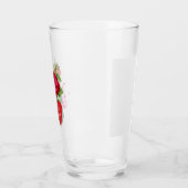 Rote Rose Herz Valentinstag Party Glascup Glas (Links)