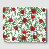 Rote Rose Hochzeit Gästebuch (Rückseite)