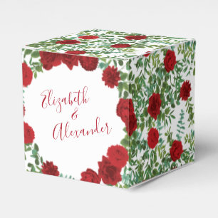 Rote Rose Hochzeit Geschenkschachtel