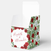 Rote Rose Hochzeit Geschenkschachtel (Geöffnet)