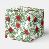 Rote Rose Hochzeit Geschenkschachtel (Rückseite)