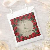 Rote Rose Hochzeit Geschenktütchen (Ausgeschnitten)