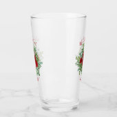 Rote Rose Hochzeit Glas (Links)