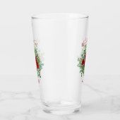 Rote Rose Hochzeit Glas (Rechts)