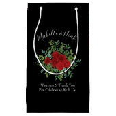 Rote Rose Hochzeit Kleine Geschenktüte (Vorderseite)