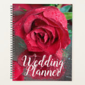 Rote Rose Hochzeit Planer (Vorderseite)