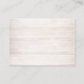 Rote Rose Hochzeitsgeschenk Registrierungskarte Hh Begleitkarte (Rückseite)