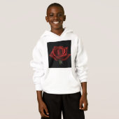 Rote Rose Hoodie (Vorne ganz)
