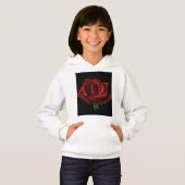 Rote Rose Hoodie (Vorne ganz)