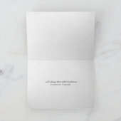 Rote Rose im Beileid Karte (Innenseite)