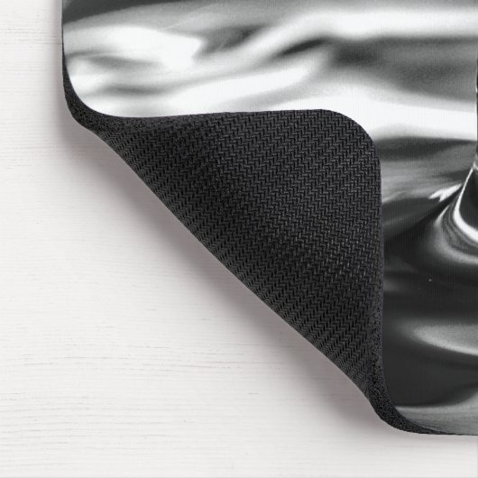 Rote Rose im Droplet Mousepad (Ecke)