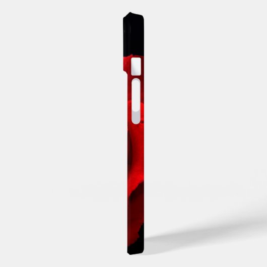 Rote Rose iphcnm Case-Mate iPhone Hülle (Rückseite / Links)