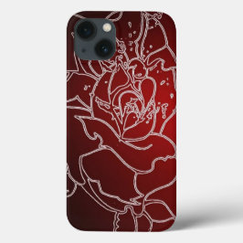 Rote Rose iPhone 13 Fall Case-Mate iPhone Hülle