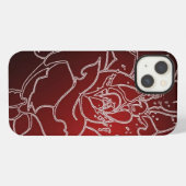 Rote Rose iPhone 13 Fall Hülle (Rückseite (Horizontal))