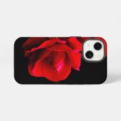 Rote Rose iPhone Hülle (Rückseite (Horizontal))