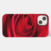 Rote Rose iPhone Hülle (Rückseite (Horizontal))