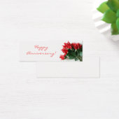 Rote Rose-Jubiläumsdisketten für Blumengeschenke (Schreibtisch)