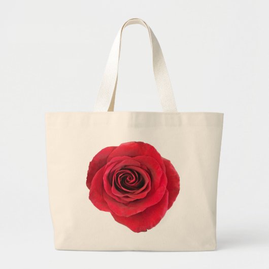 Rote Rose Jumbo Tasche (Vorne)