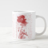 Rote Rose Jumbo-Tasse (Rechts)