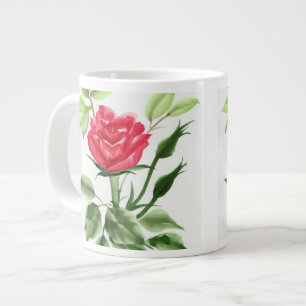 Rote Rose Jumbo-Tasse