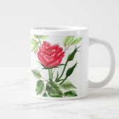 Rote Rose Jumbo-Tasse (Rechts)