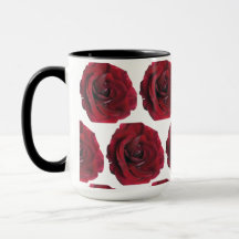 Rote Rose Kaffee / Tee Tasse für sie