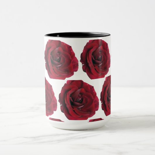 Rote Rose Kaffee / Tee Tasse für sie (Zentrum)