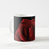 Rote Rose Kaffeetasse (Vorderseite Links)