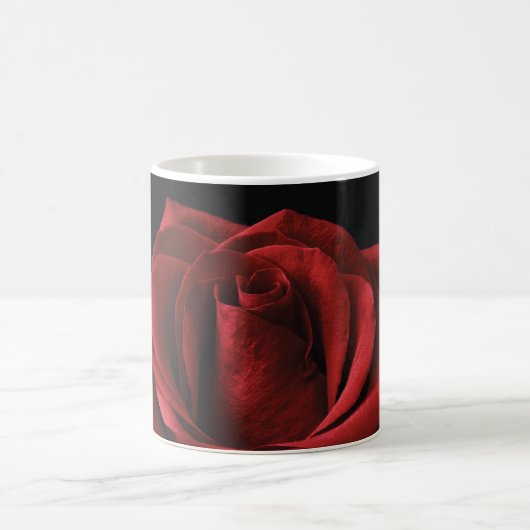 Rote Rose Kaffeetasse (Mittel)