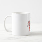 Rote Rose Kaffeetasse (Links)
