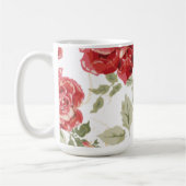 Rote Rose Kaffeetasse (Links)