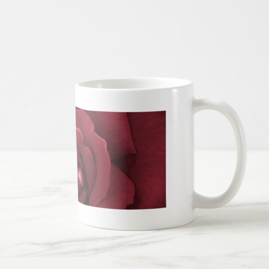 rote Rose Kaffeetasse (Rechts)