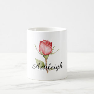 Rote Rose Kaffeetasse