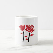 Rote Rose Kaffeetasse